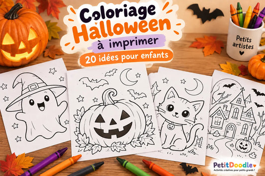 Coloriage Halloween à imprimer pour enfants : idées de coloriages et activités créatives