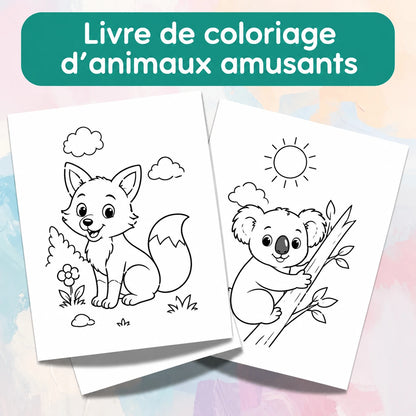 Livre de coloriage d'animaux pour enfants à imprimer