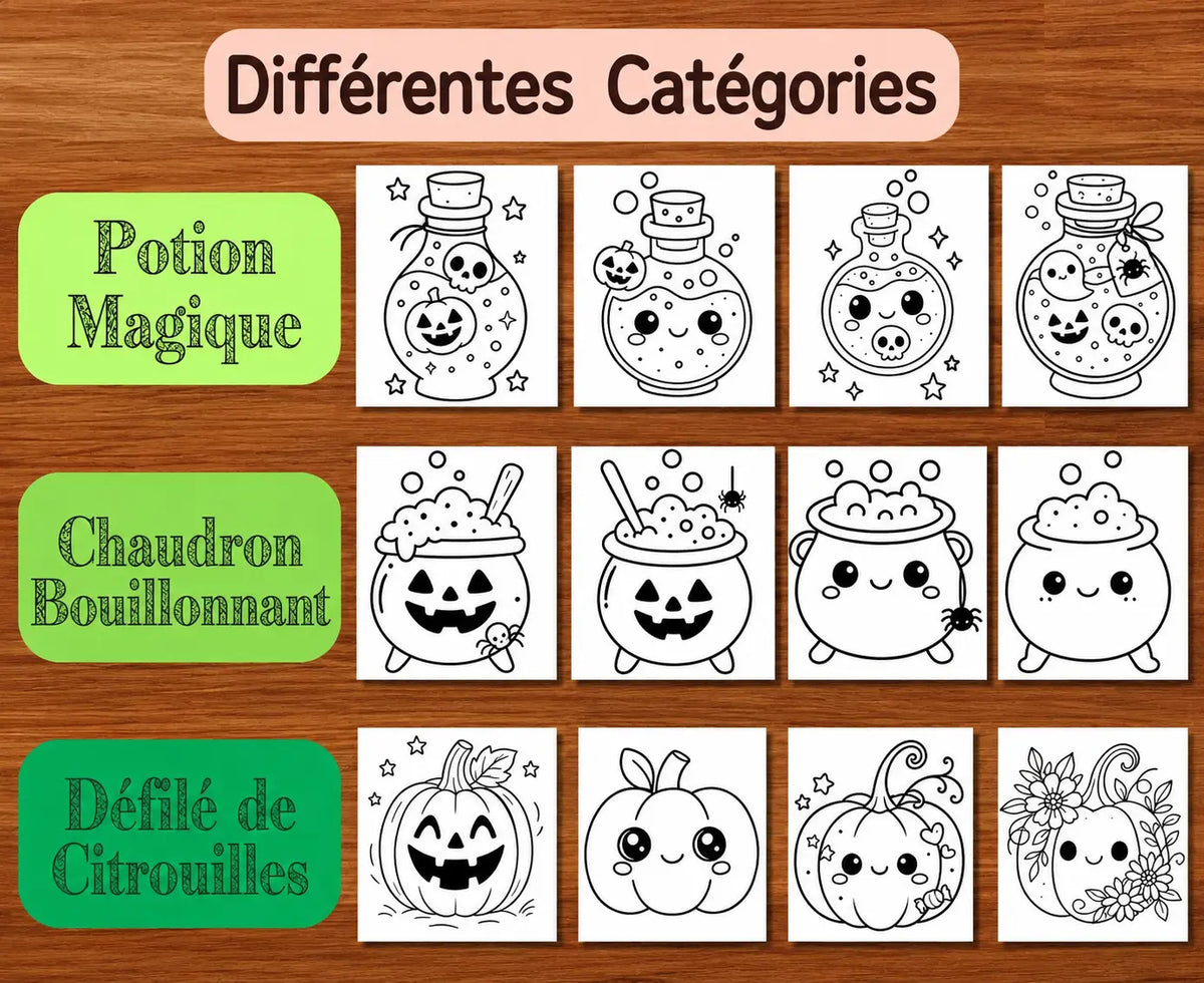 Coloriages Halloween à imprimer – citrouilles, fantômes et dessins amusants