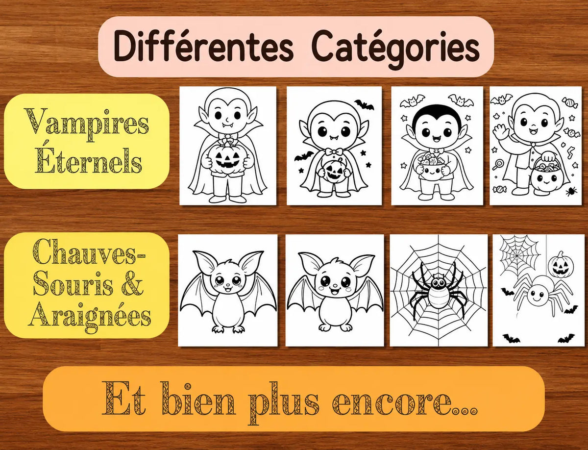 Coloriages Halloween pour enfants – dessins à colorier et activités créatives