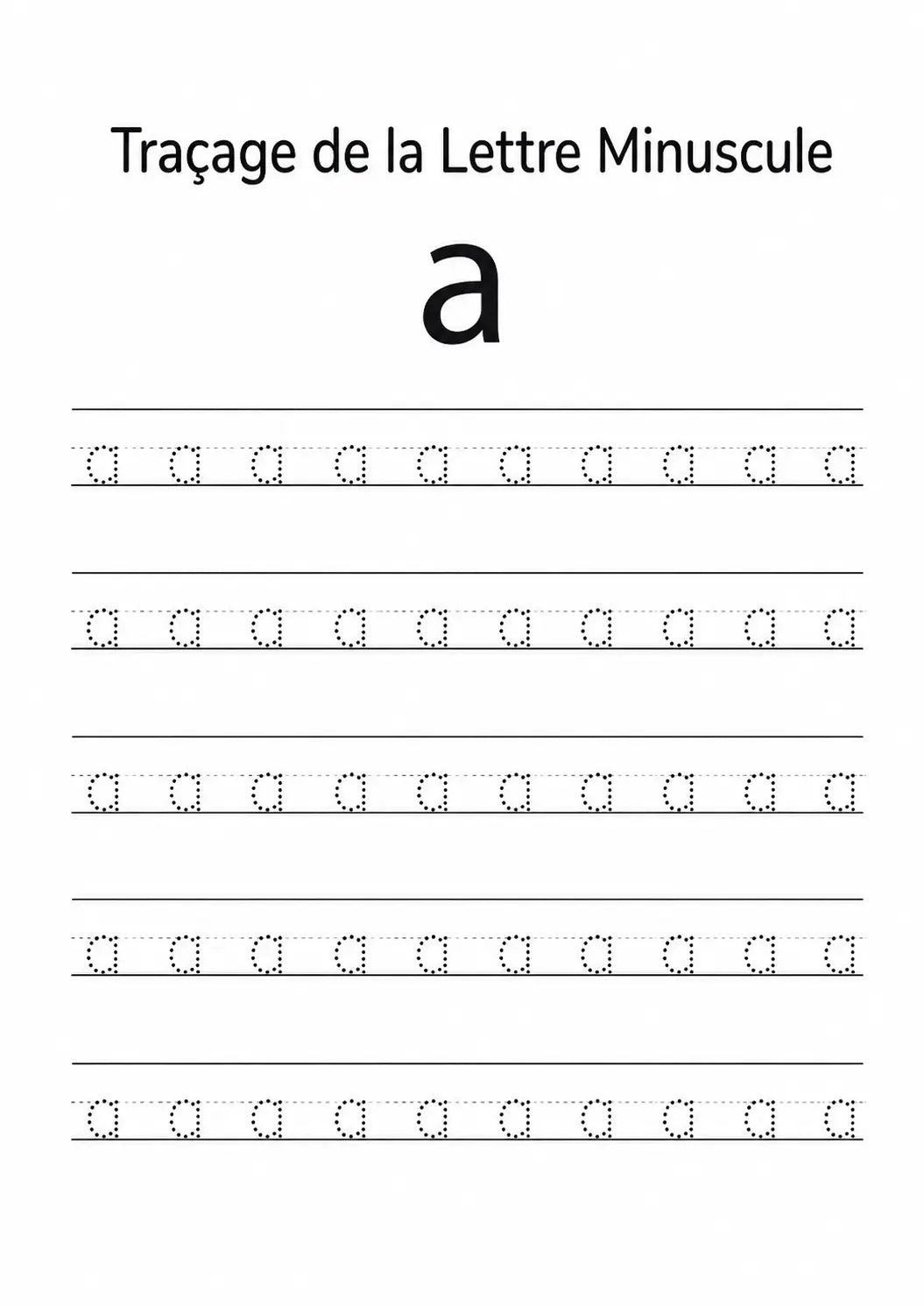 Fiches de Traçage de l'Alphabet — 55 Pages à Imprimer