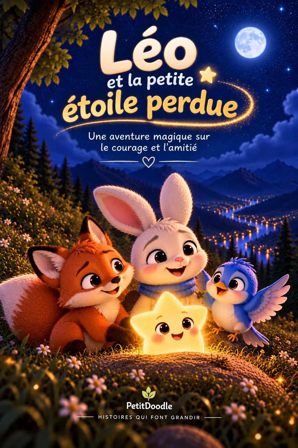Léo et la petite étoile perdue – histoire pour enfant de 3 à 6 ans