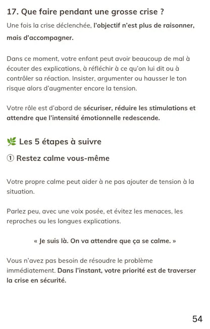 Conseils pour accompagner un enfant avec TDAH pendant une grosse crise émotionnelle