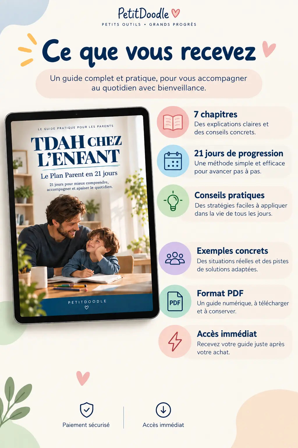 Guide TDAH chez l’enfant en PDF avec conseils pratiques pour les parents